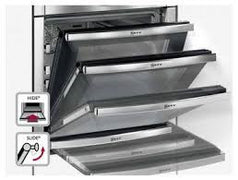 B57CR23NOB - Neff Single Oven with Slide&Hide Door - Stainless Steel