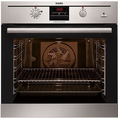 BP330306KM - AEG Built-In Single Oven with SteamBake - Stainless Steel