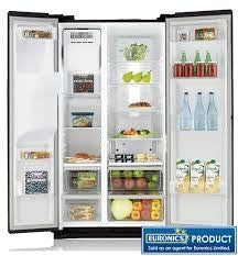 RS7567THCBC - Samsung Side by Side Fridge Freezer - Black